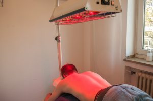 Anwendung der Thermo-Therapie der Physiotherapie Praxis mensana•med in Köln